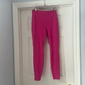 LULULEMON barbie pink leggings size 12